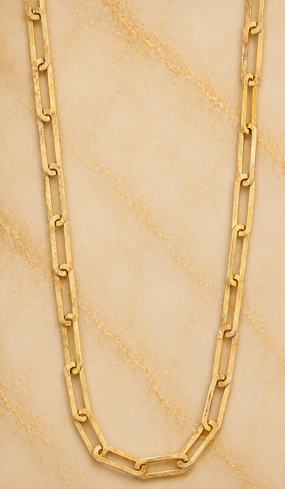14K Paperclip Necklace